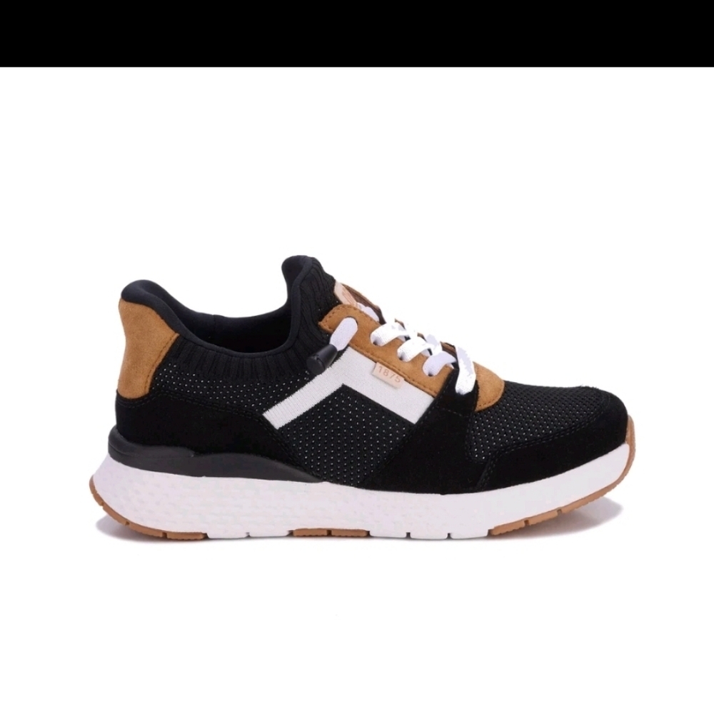Drew Women's Bobbie - No Hands Lightweight sneakers, Black Combo 10837 - Picture 7 of 7